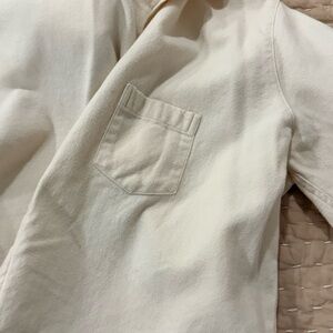 Frank & Eileen “Eileen” Cream flannel Button-Up Shirt